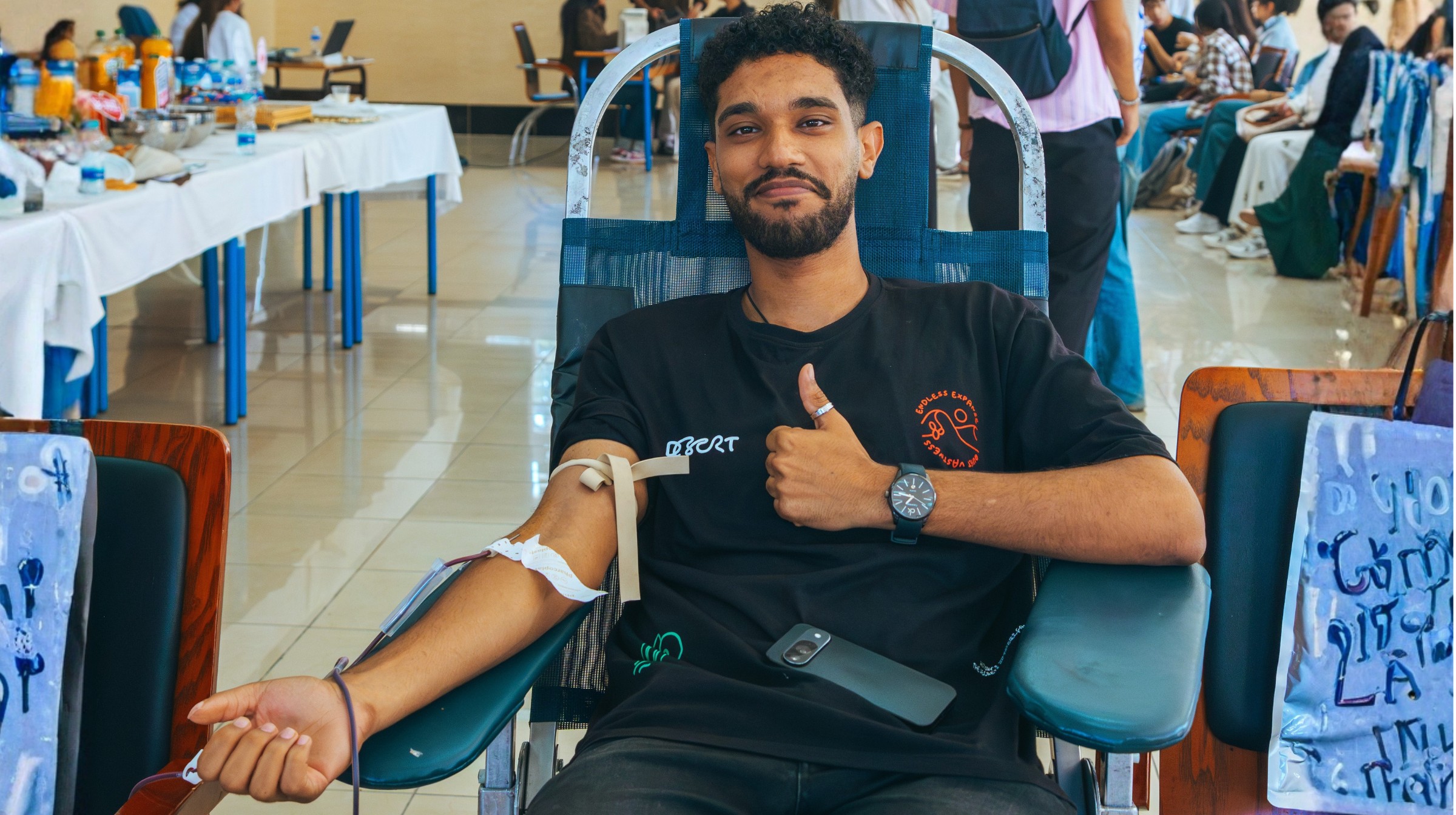 Blood donation campaign